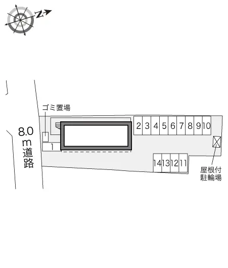 ★手数料０円★四日市市京町 月極駐車場